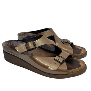 Mephisto Platform Wedge Sandals Slides  Size 40 / US 10